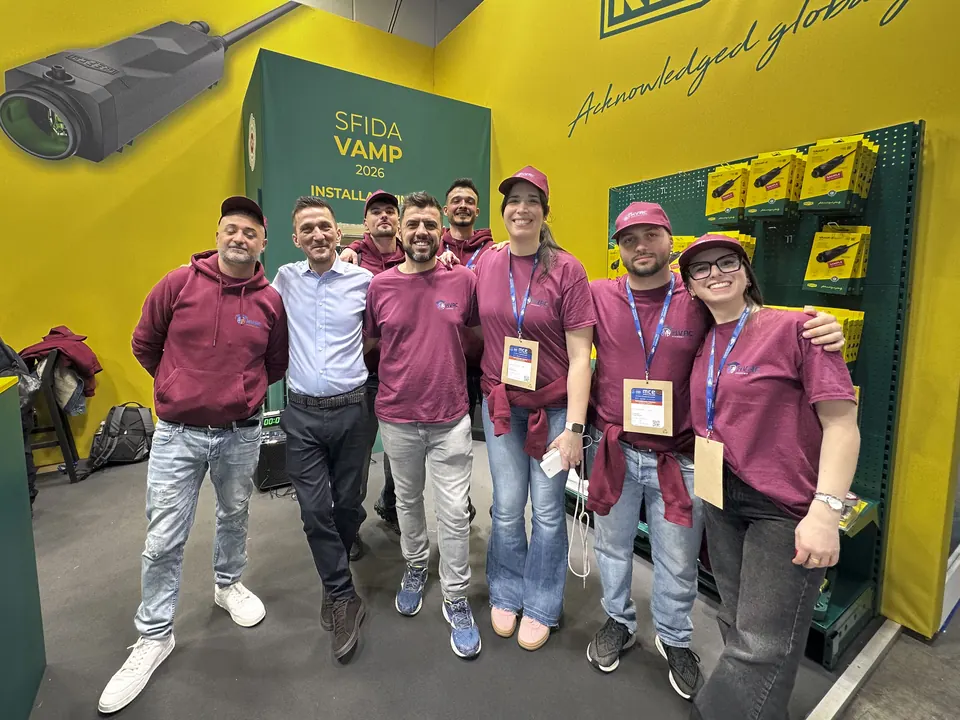 Il gruppo HVAC Academy Italia durante una giornata condivisa in fiera